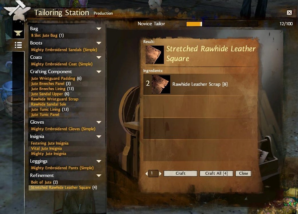 guildwars 2 crafting