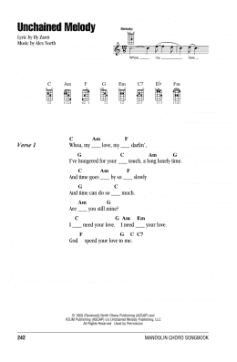 guitar chords unchained melody