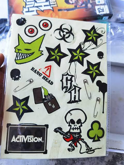 guitar hero 3 stickers