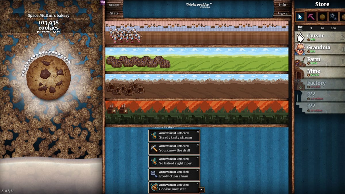 hacking cookie clicker