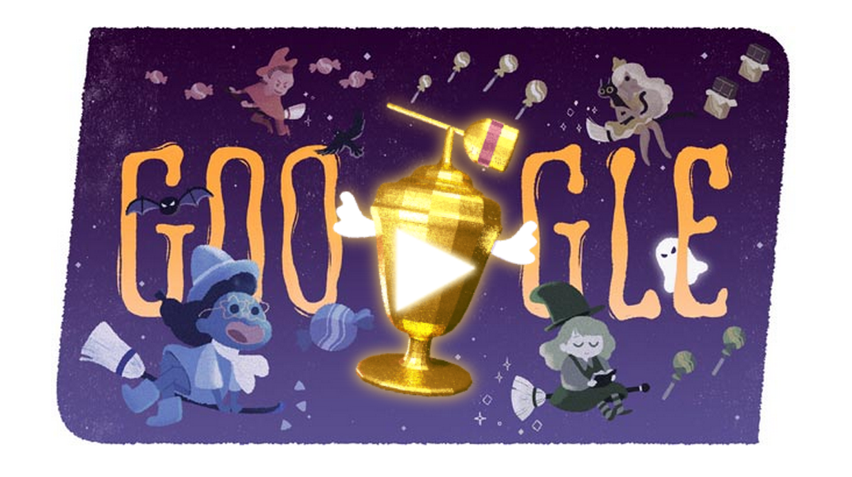 halloween doodle google game