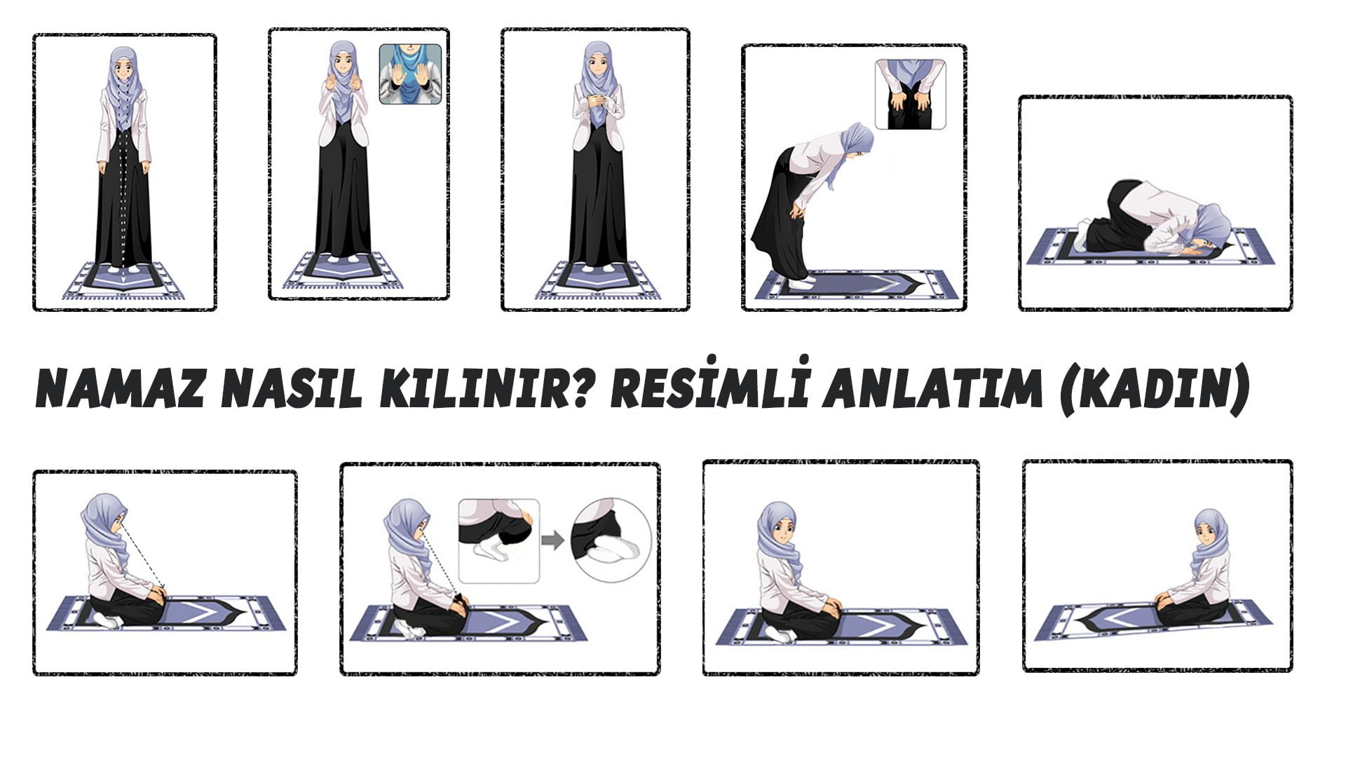 hamilelikte namaz nasıl kılınır resimli anlatım