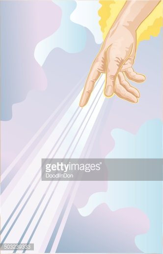 hand of god clipart