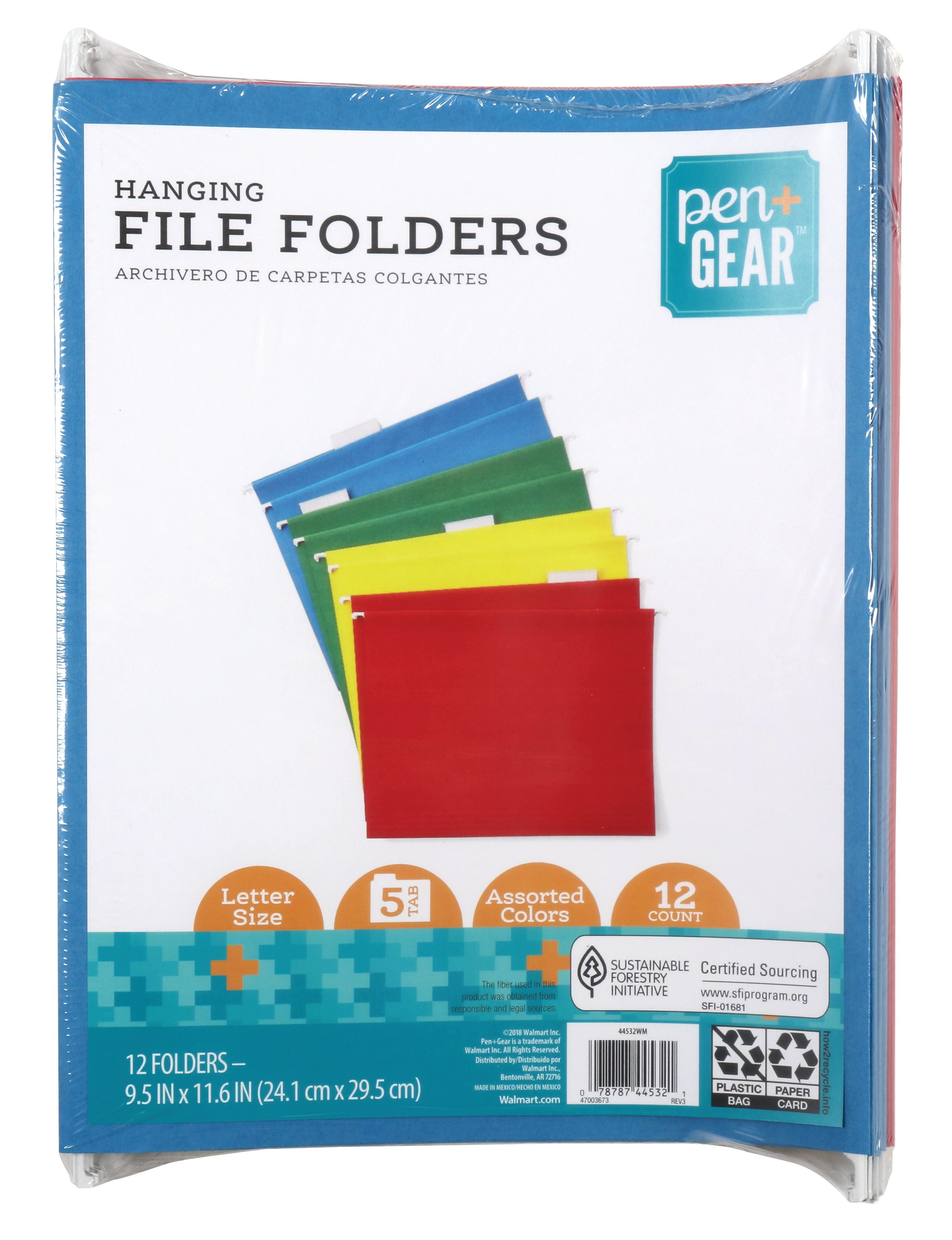 hanging folders walmart