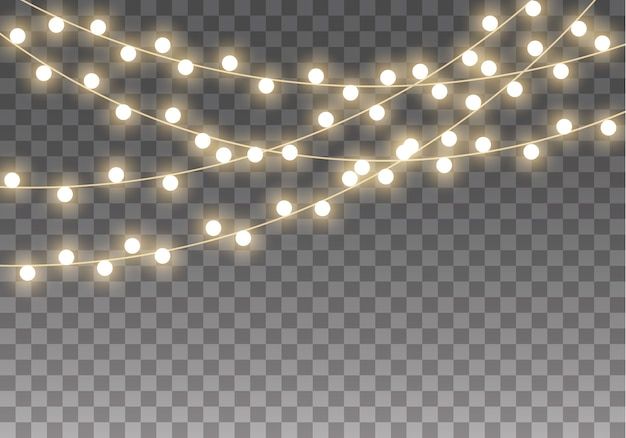 hanging string lights transparent background