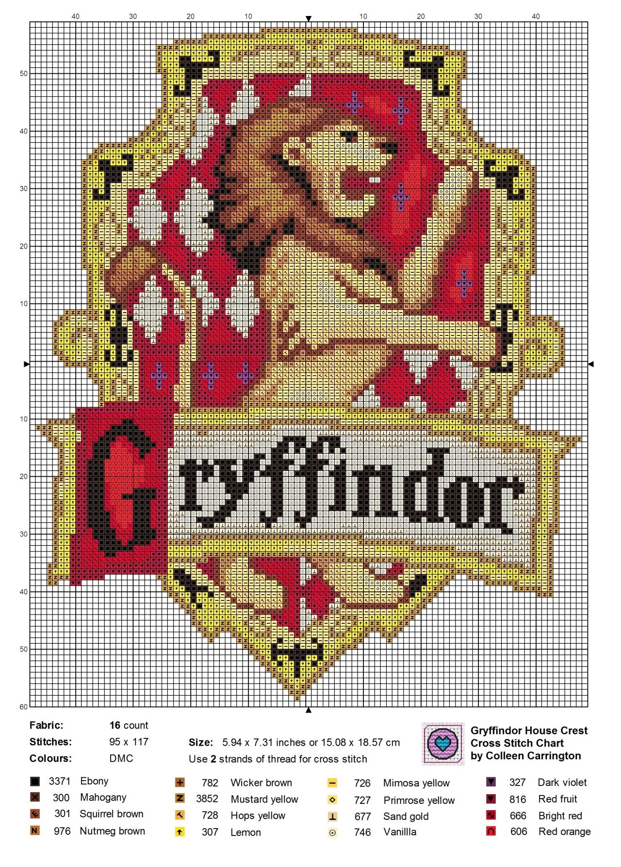 harry potter cross stitch patterns