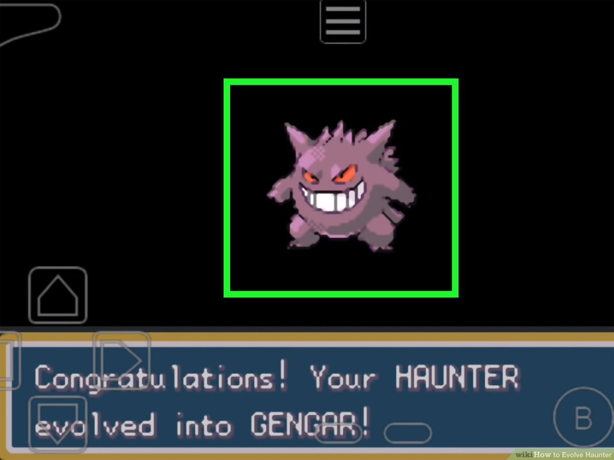 haunter evolves to