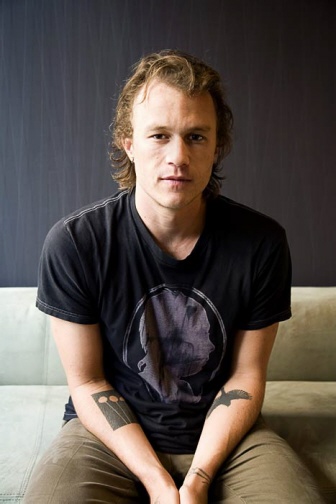 heath ledger long hair