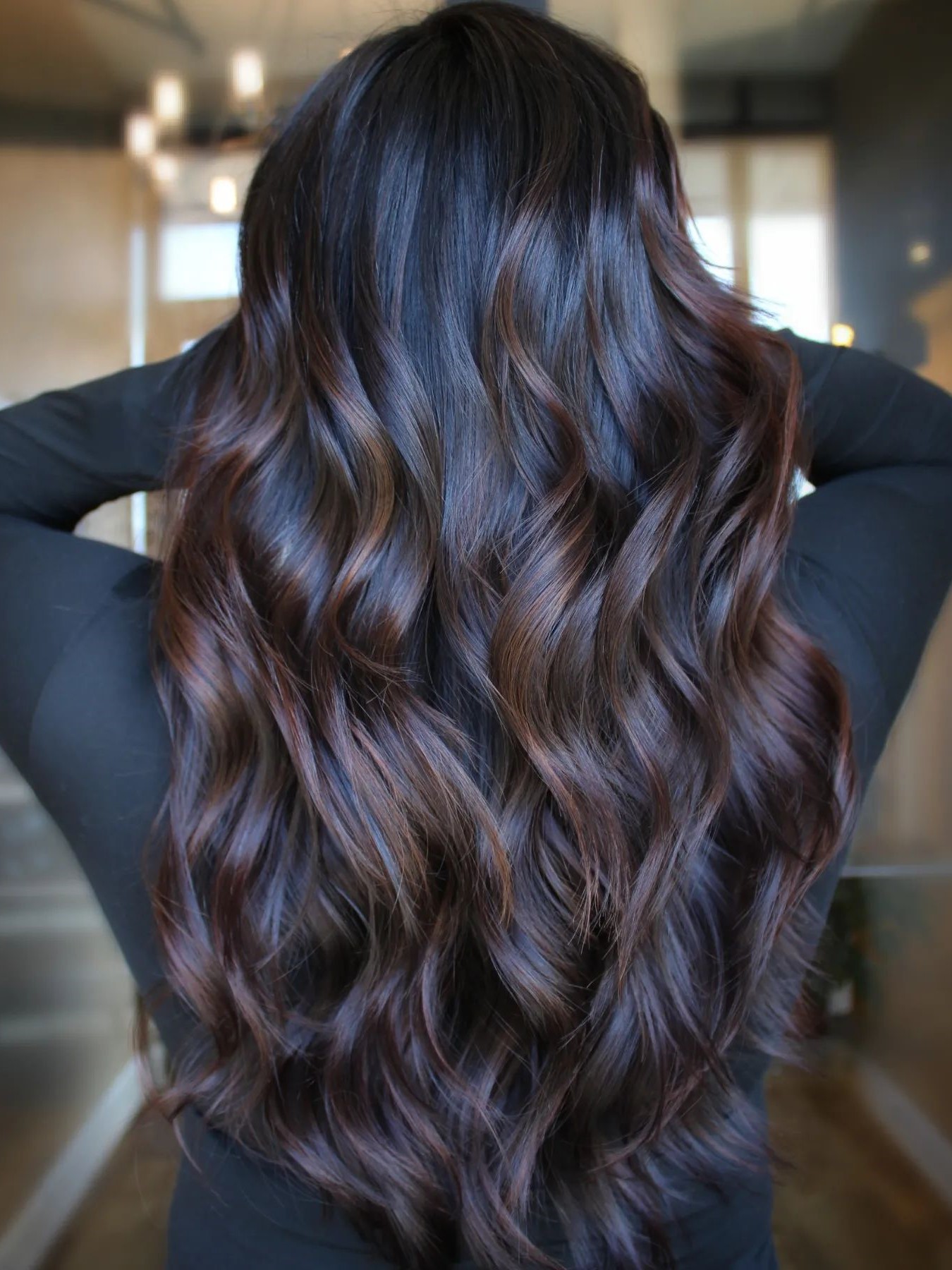 highlights for dark hair ideas