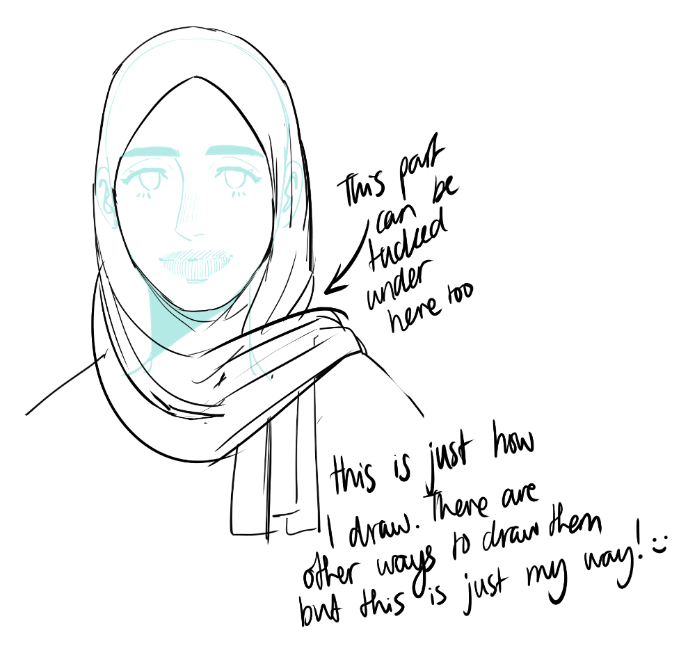 hijab drawing tumblr