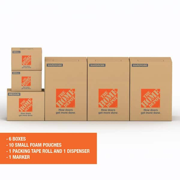 home depot moving boxes