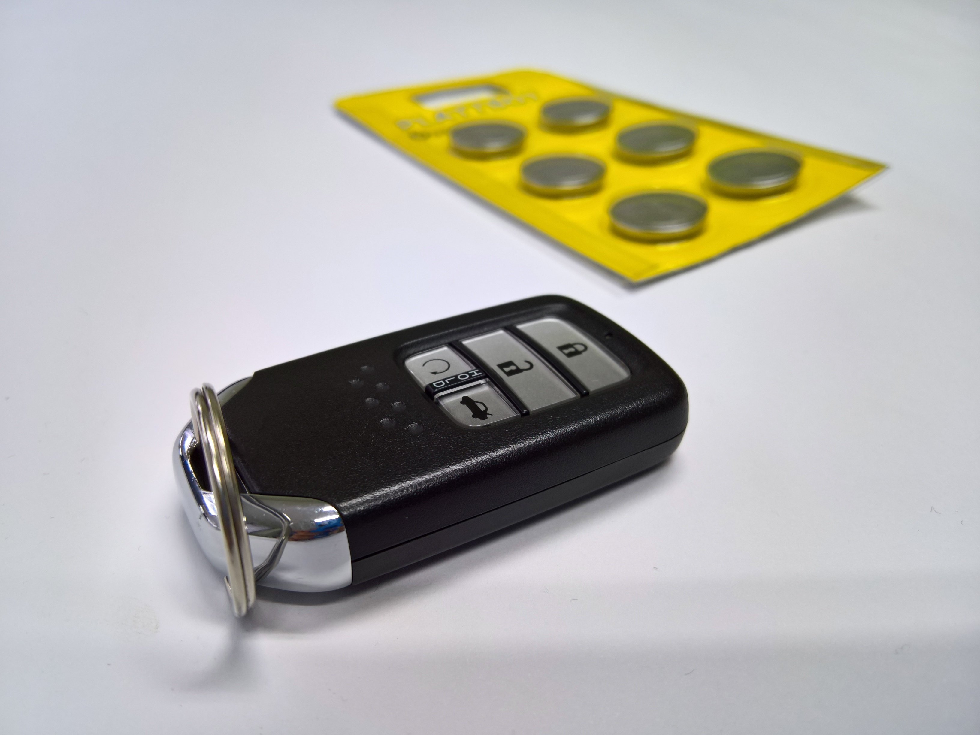 honda civic remote key battery replacement