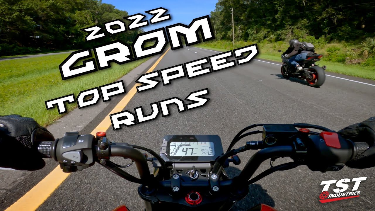 honda grom max speed