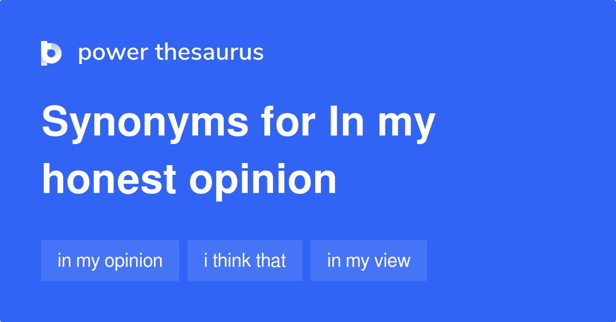 honest thesaurus