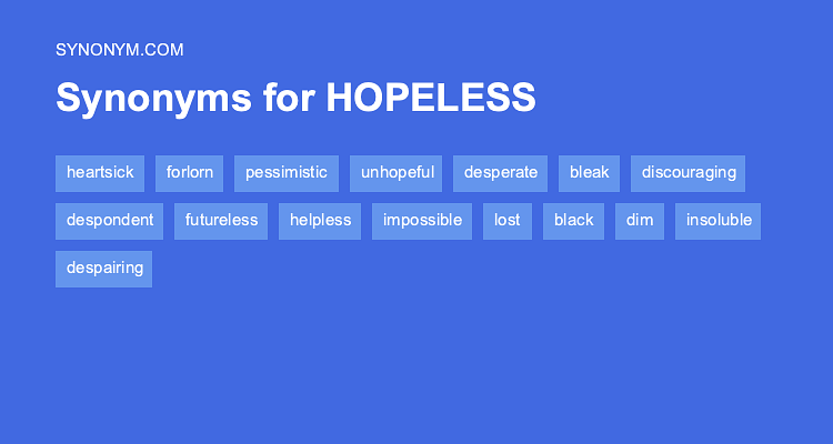 hopelessness synonym