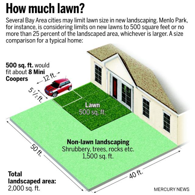 how big is 1000 square feet lawn