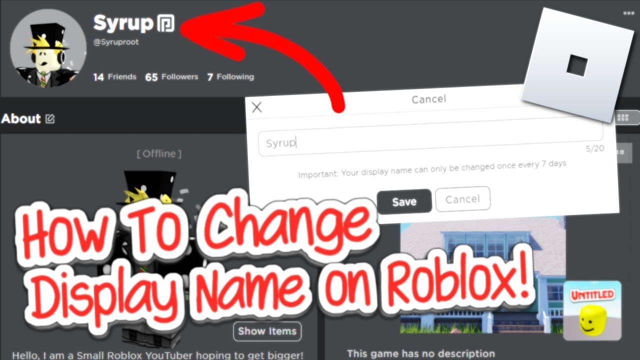 how do you change your name on roblox for free