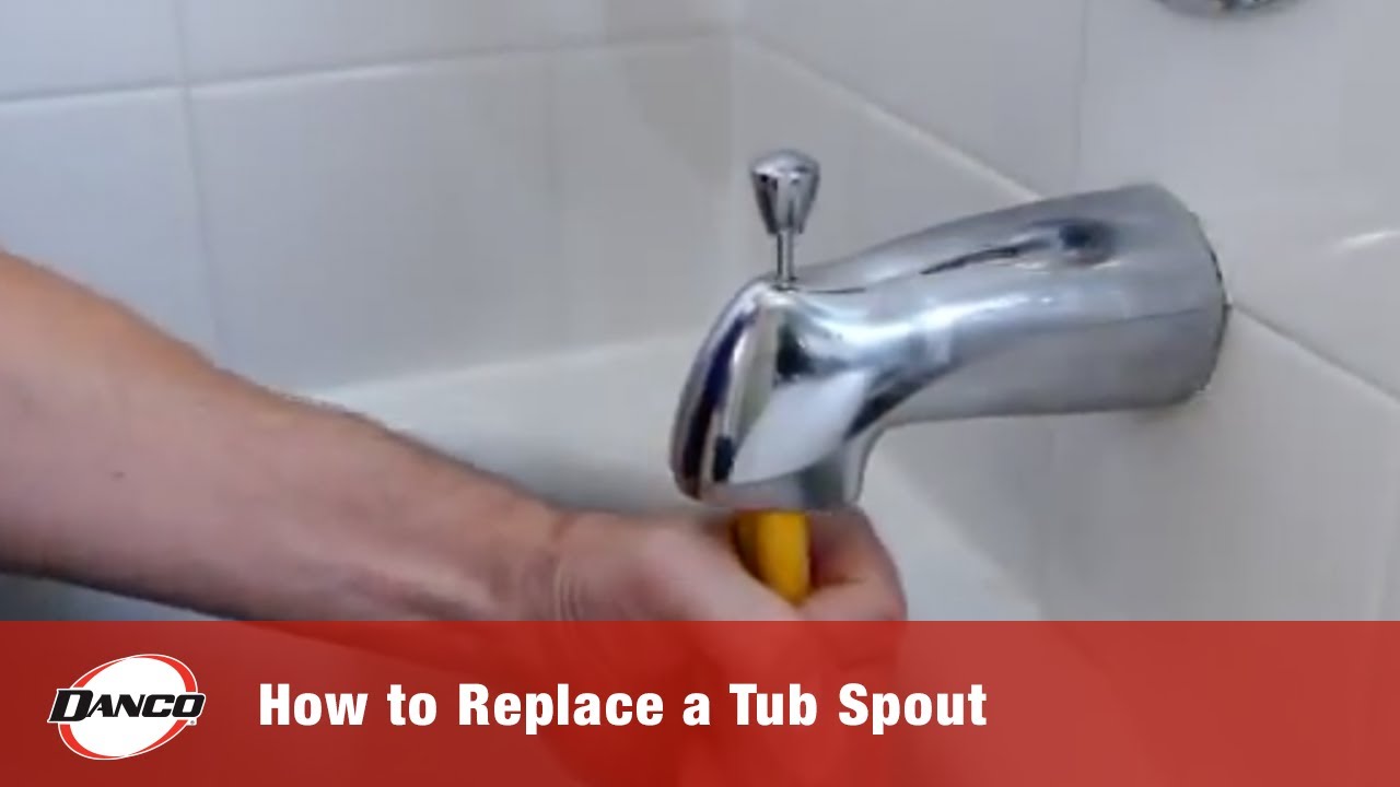 how do you remove a bathtub spout