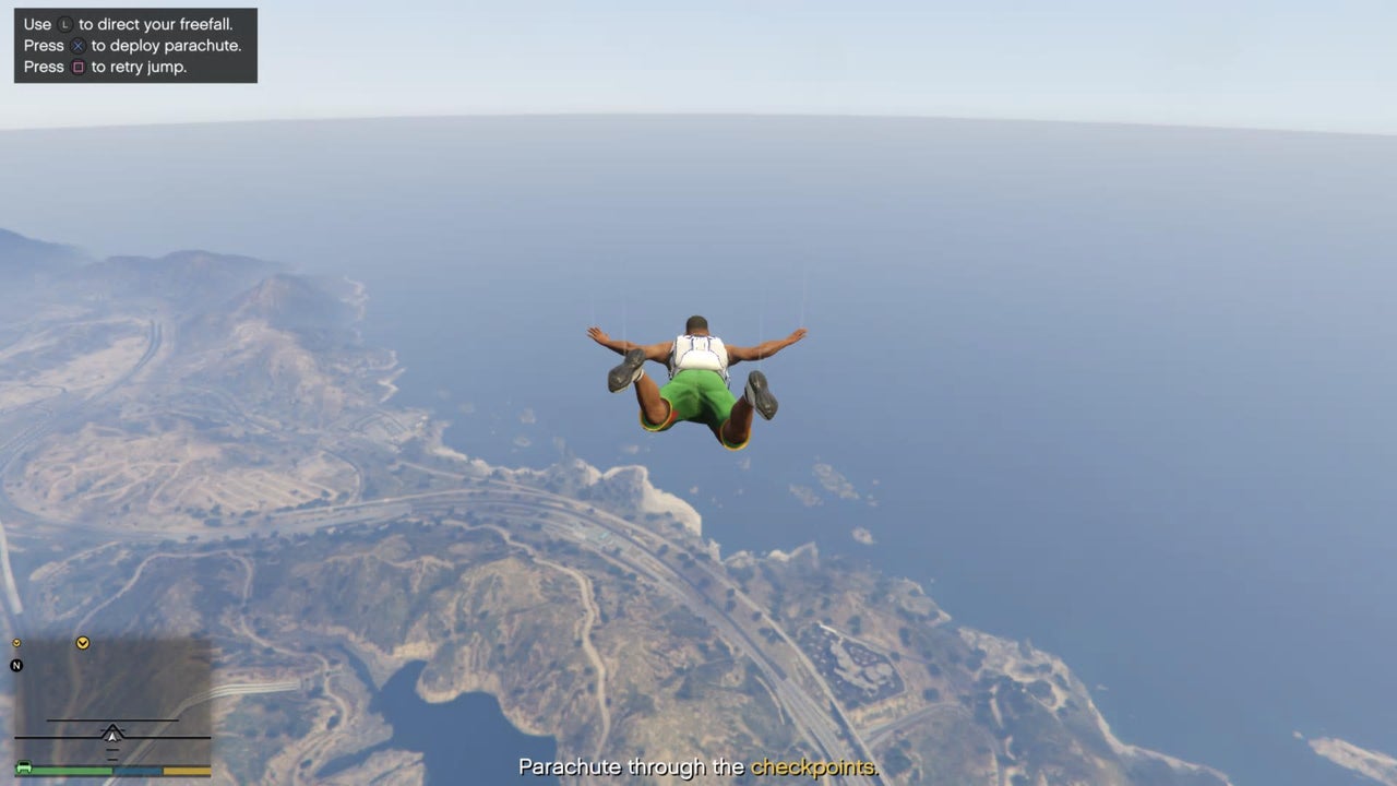 how do you use parachute in gta 5