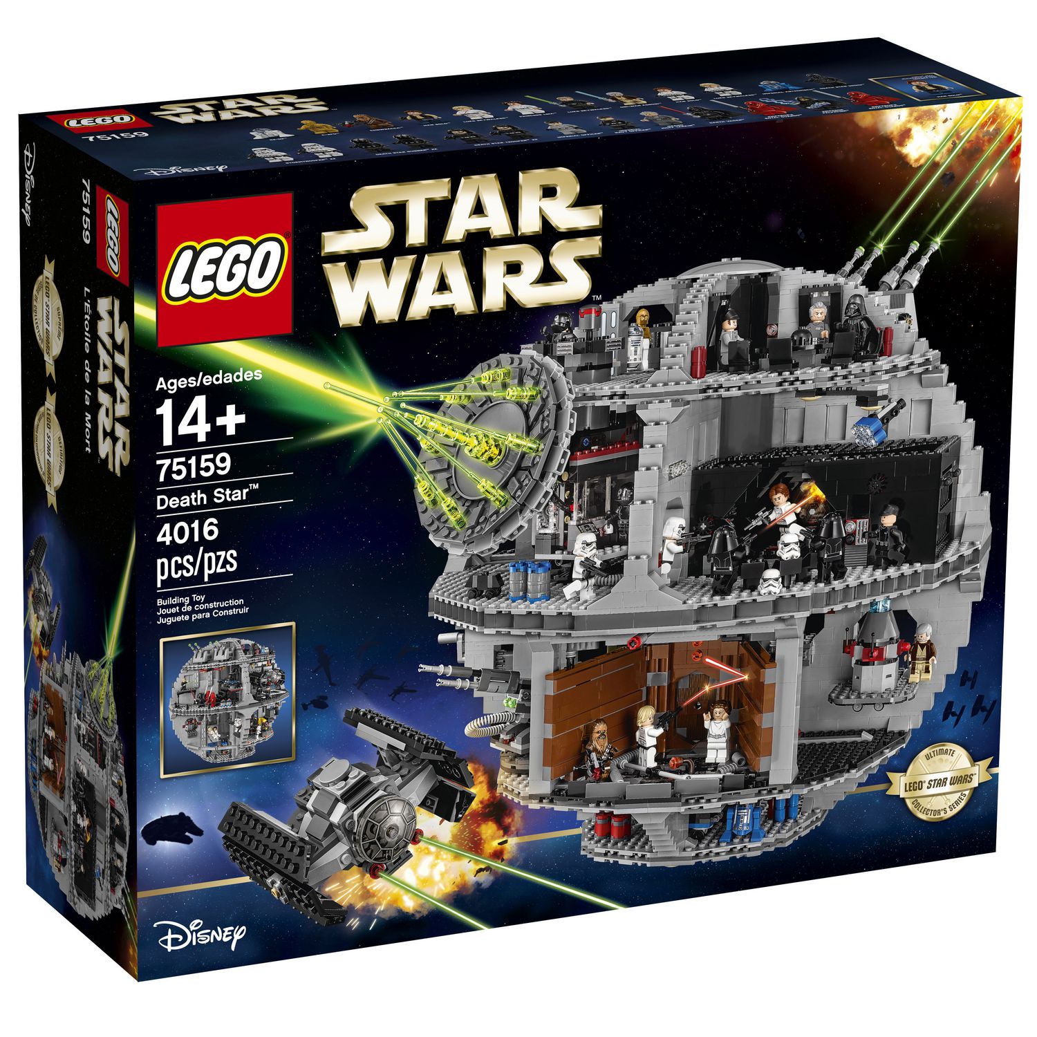 how many lego pieces are in the death star