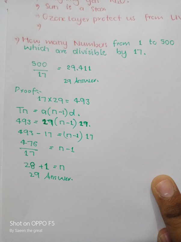 how many numbers up to 500 are divisible by 23