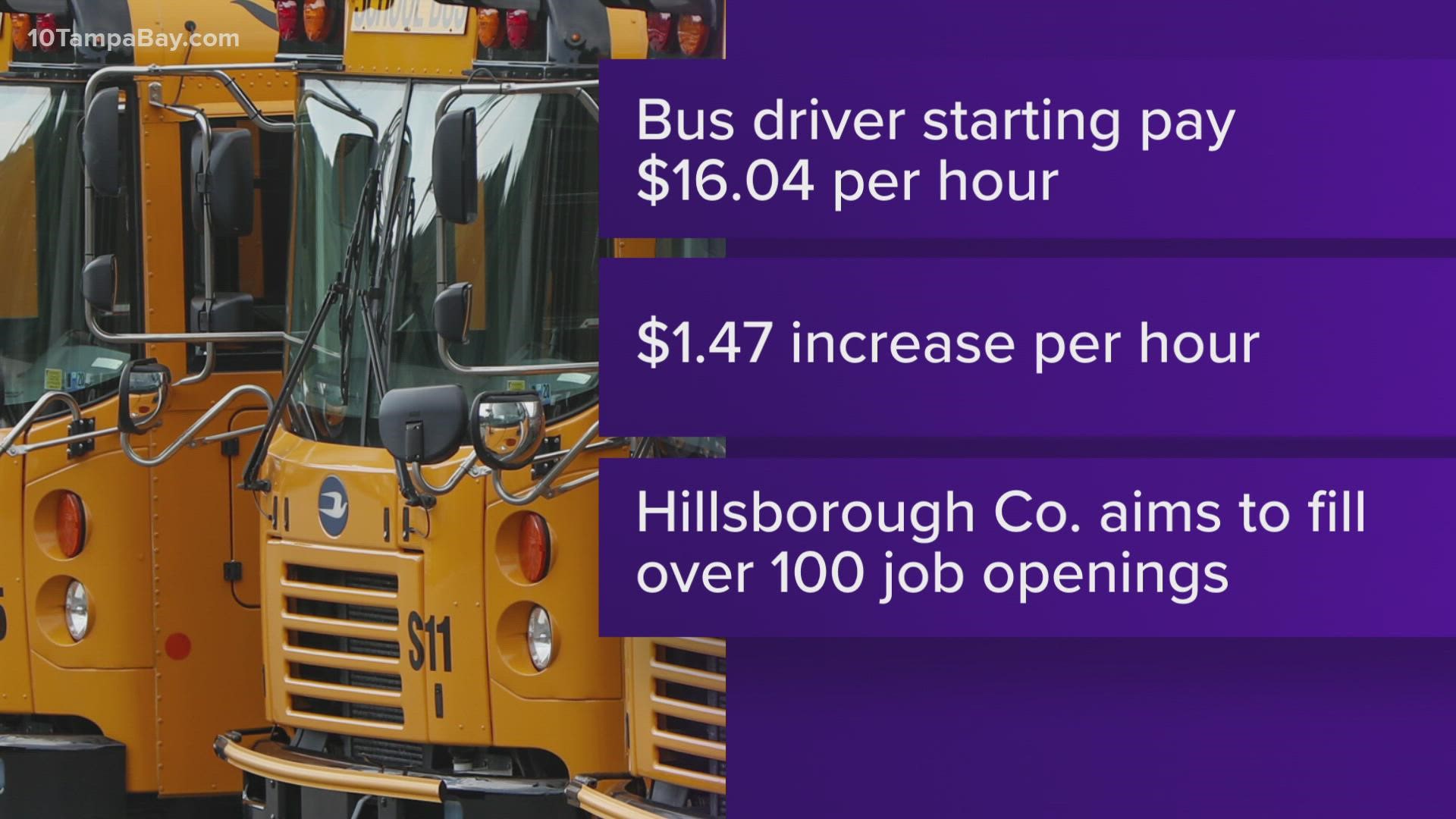 how much do bus drivers make in florida