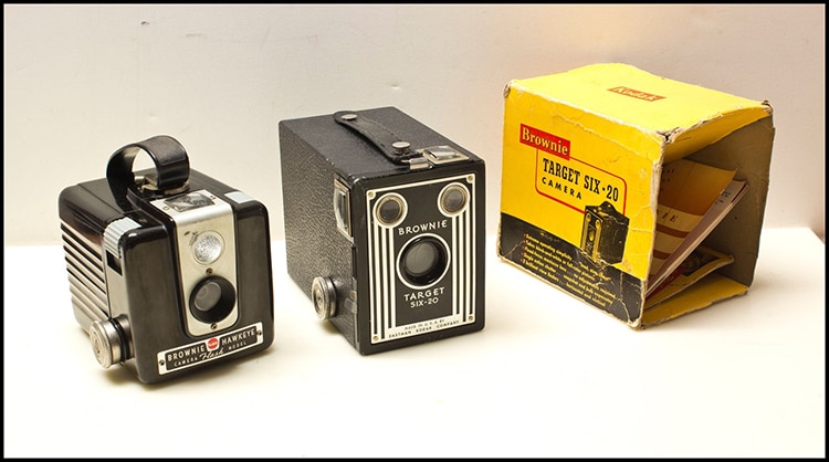 how much is a box brownie camera worth
