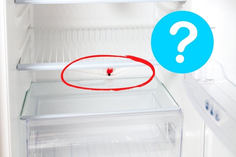 how to clean a fridge drain hole