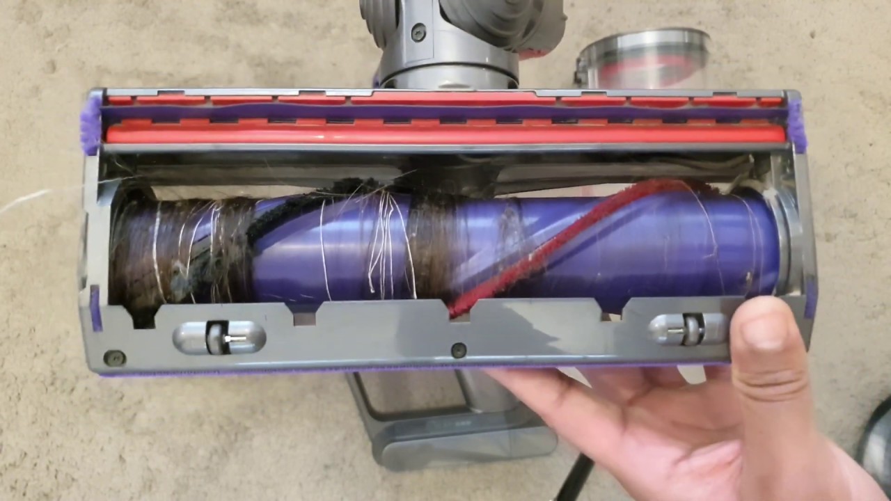 how to clean the head of a dyson vacuum