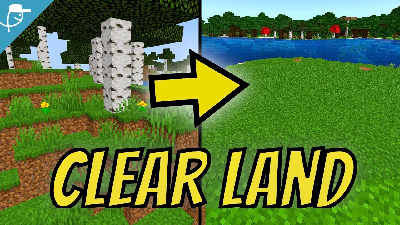 how to delete land in minecraft