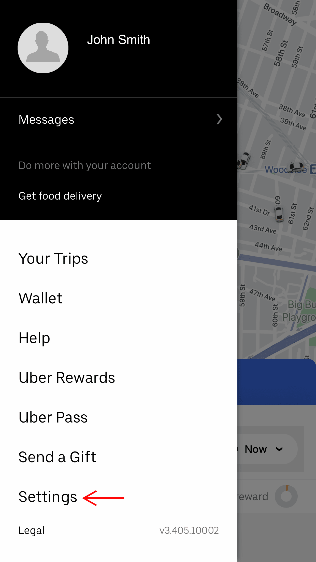 how to delete uber eats account