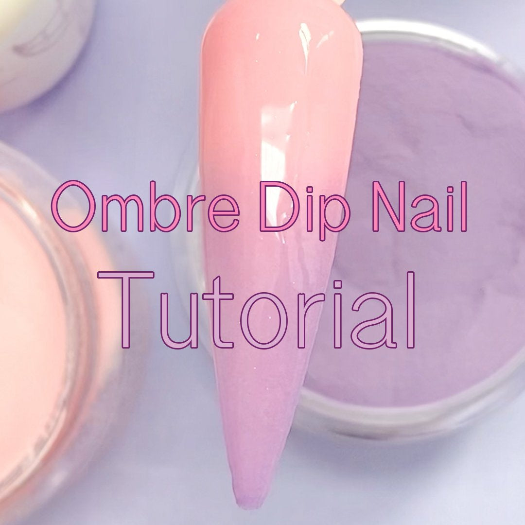 how to do ombre nails with dip powder