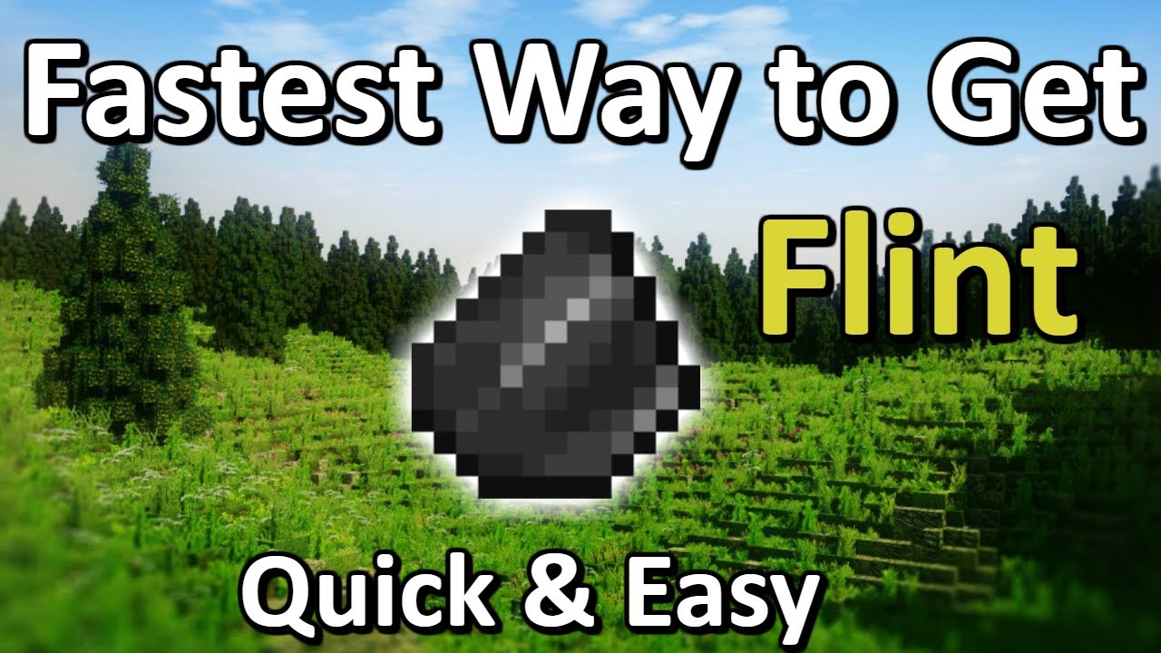 how to find flint minecraft