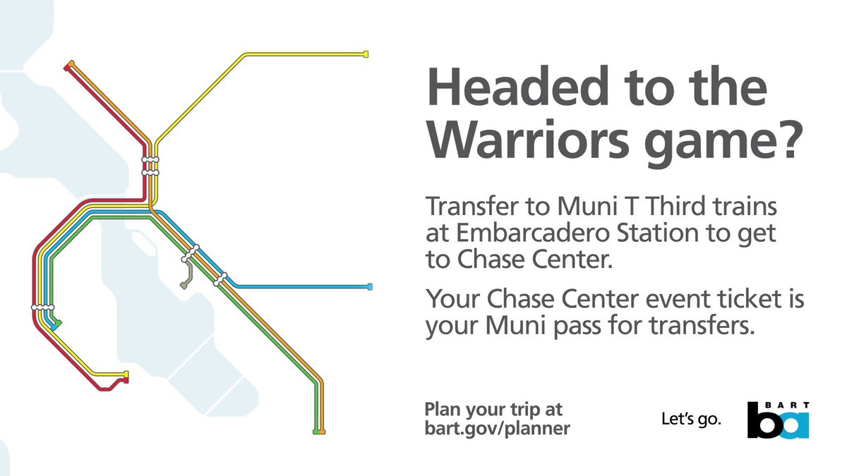 how to get to chase center from bart