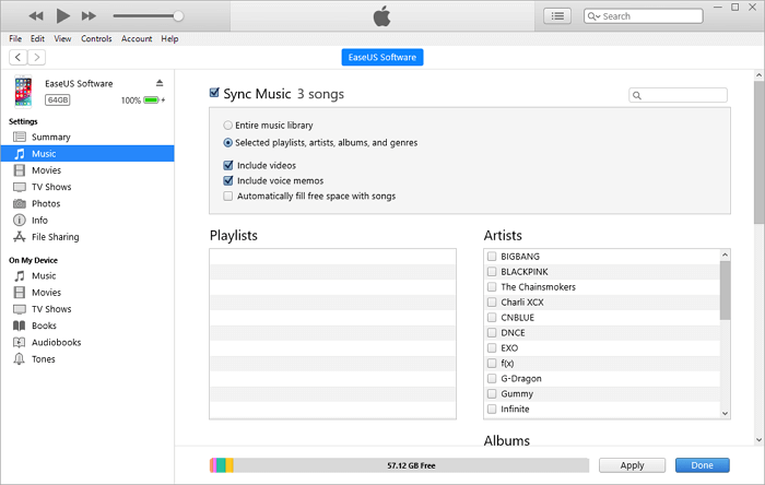 how to import music from itunes to iphone