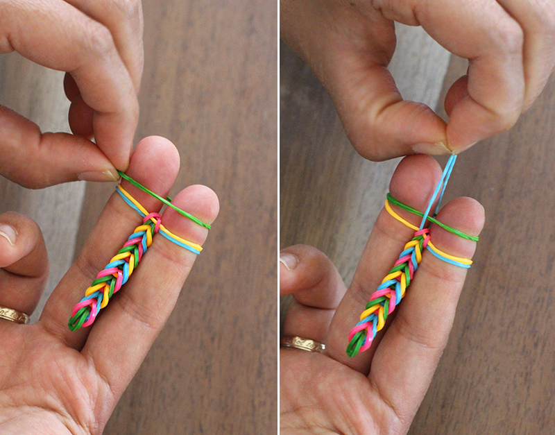 how to make a loom bracelet with a loom