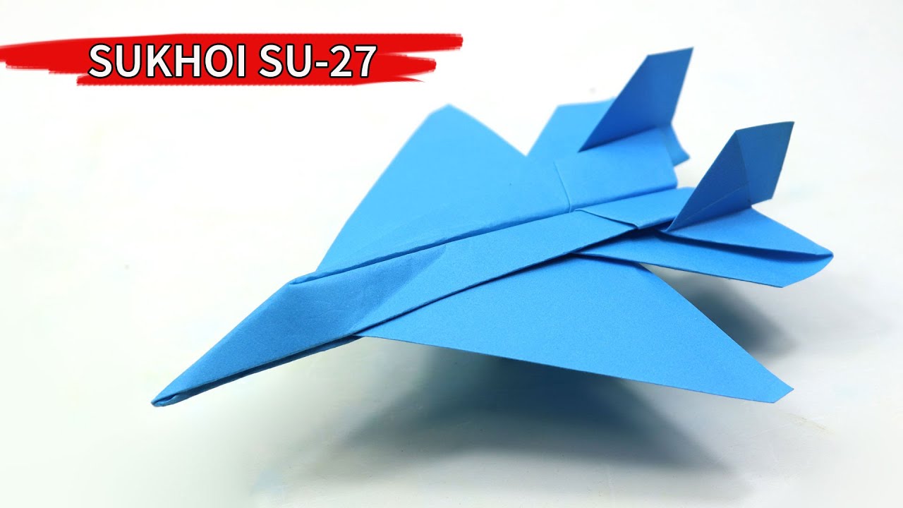 how to make a paper jet plane