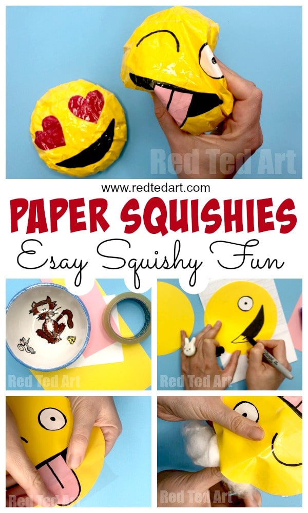 how to make a paper squishy