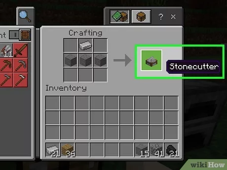 how to make a stonecutter minecraft