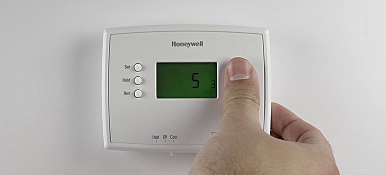 how to reset honeywell thermostat