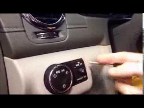 how to turn off interior lights chevy impala