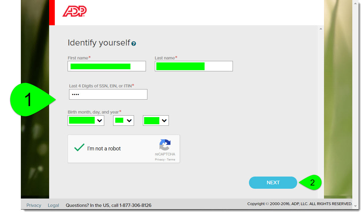 how to unlock adp account