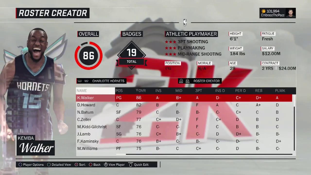 how to update 2k17 roster