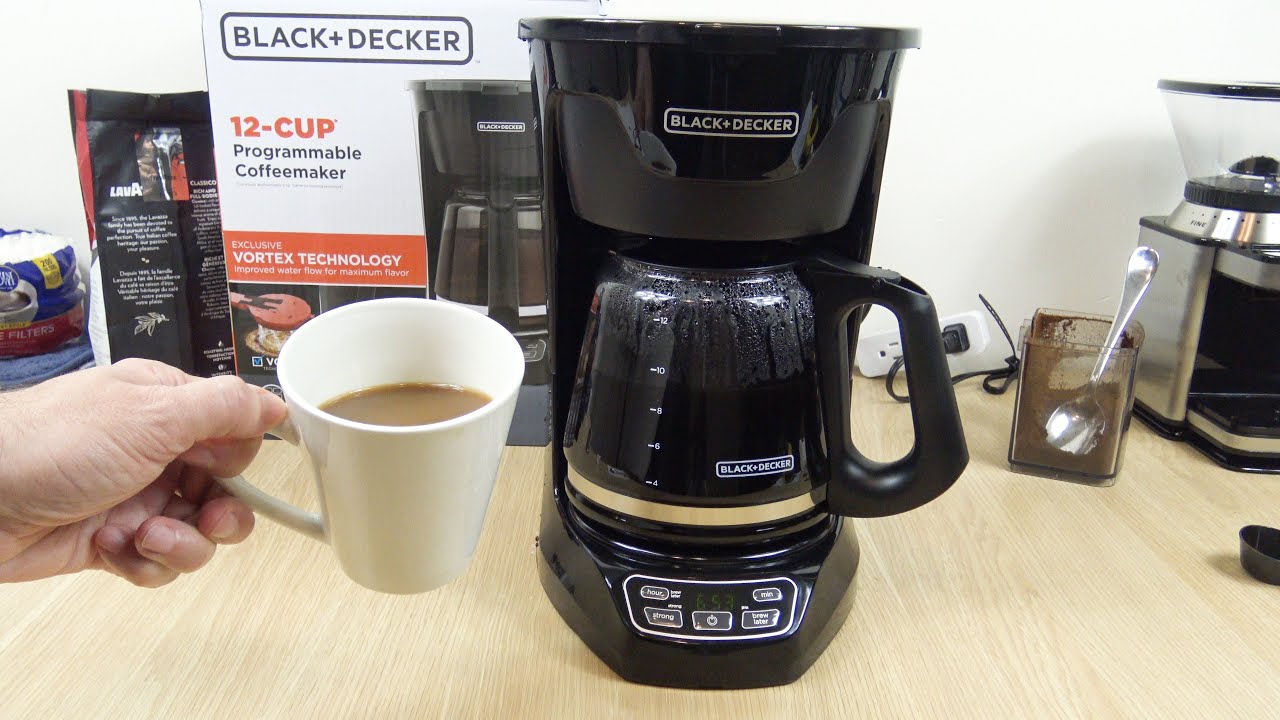 how to use black and decker coffee pot