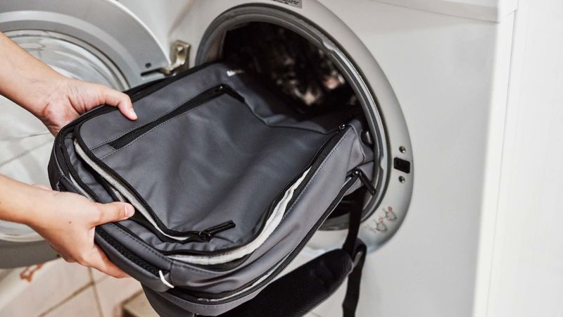 how to wash tumi nylon bag