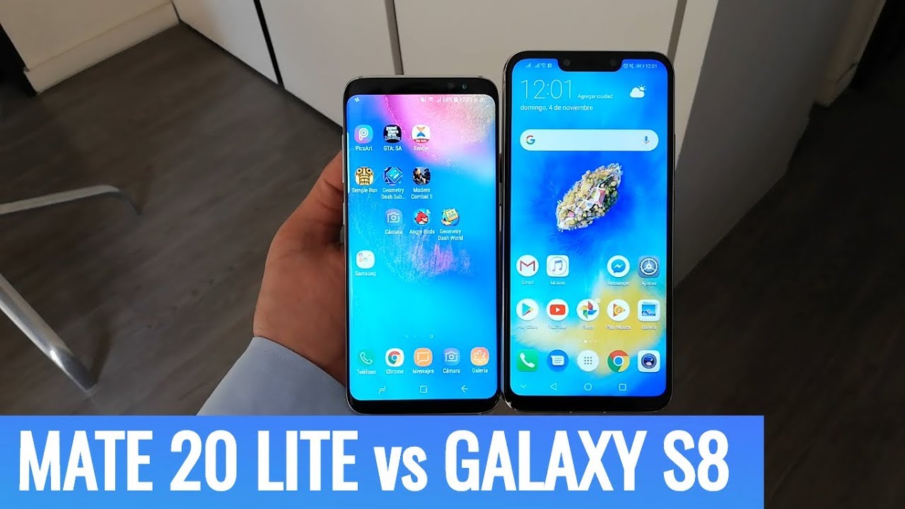 huawei p20 lite vs samsung s8 plus