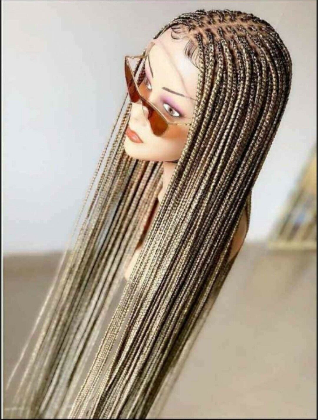 human hair braided wigs