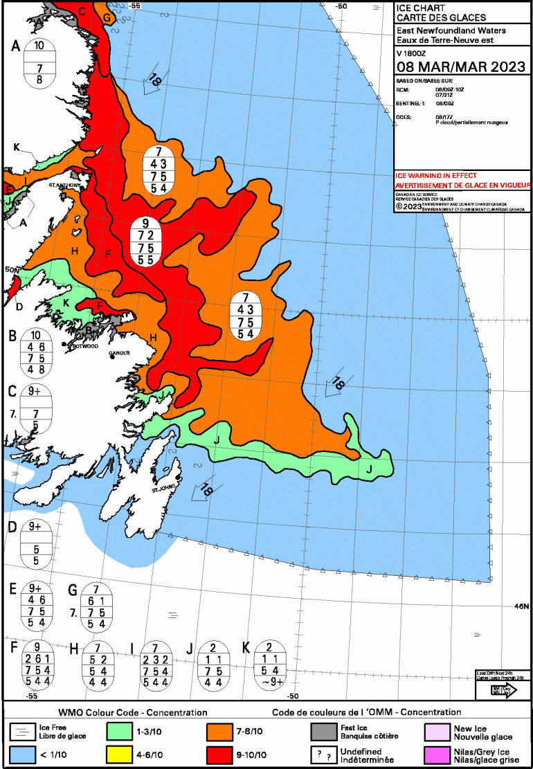 ice charts nl