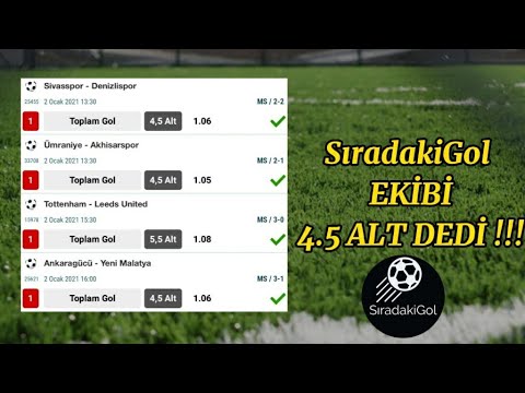 iddaa 4.5 alt nedir