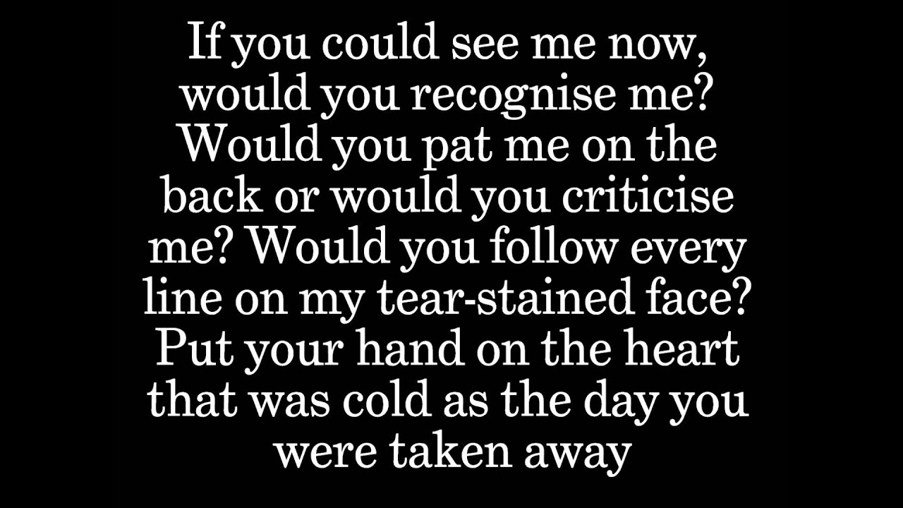 if i could see you now